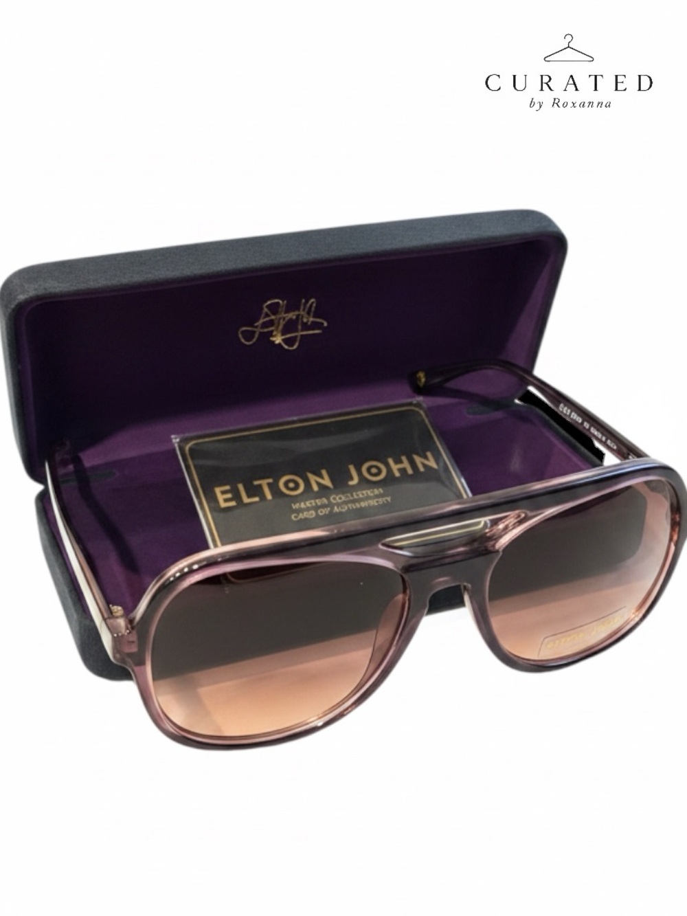 Elton John Master Collection Speakeasy "Buddy" Sunglasses Complete Collector Set